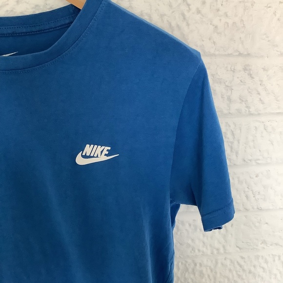 Nike Crew Neck T Shirt - Size S - Royal Blue - Cotton - P2P 19” - Picture 8 of 8
